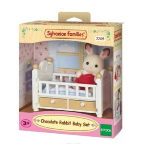 SYLVANIAN zestaw dziecko królik+łóżeczko 05017