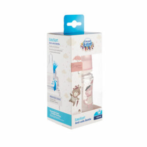 Canpol babies butelka szeroka antykolkowa 120ml PP Easy Start BONJOUR - pink
