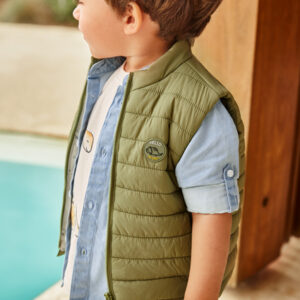 Koszula d/r ze stójką denim