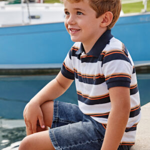 Koszulka polo k/r paski