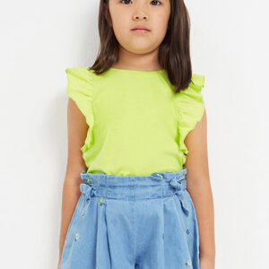 Spódnico-spodnie z haftem