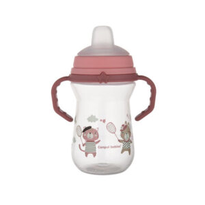 Canpol babies kubek z silikonowym ustnikiem FirstCup 250ml BONJOUR