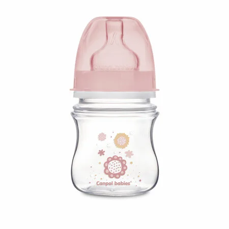 Butelka szerokoot.antykolk.EasyStart- Newborn baby 120 ml różowe kwiaty 34216 - obrazek 4