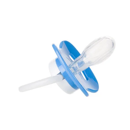 Sm. uspokajający silikon. symetr. 6-18 m-cy Bunny & Company niebieski - obrazek 3