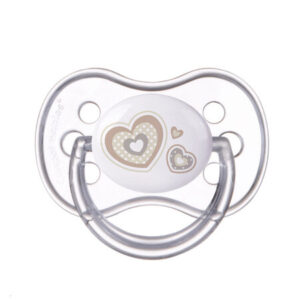 Smoczek uspakajający silikonowy okrągły 6-18 m-cy Newborn baby 22563