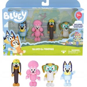 Bluey figurki 4 pack rodzinka BLU 13014