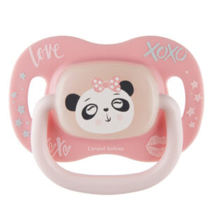 Canpol babies Smoczek silikonowy 18+m symetryczny EXOTIC 34/922_panda