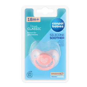 Canpol babies smoczek uspokajający silikon 18m+ anatomiczny pastelowy 22/421