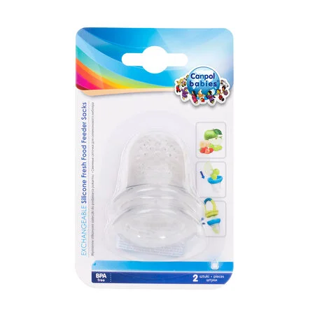 Wymienne silikonowe siateczki do podawania pokarmu (2 szt.) 56/011