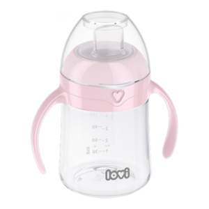 Pierwszy kubek z ustnikiem LOVI 150 ml Pink 35/353