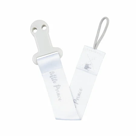 Canpol babies tasiemka do smoczka uspokajającego ROYAL BABY 51/025_grey - obrazek 2