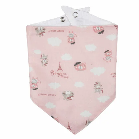 Canpol babies pierwszy śliniak muślinowy 2 szt. BONJOUR PARIS  26/900_pin - obrazek 2
