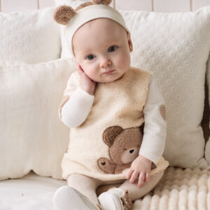 Sukienka z barankiem i opaska