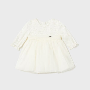 Sukienka haftowany tiul lurex 2855