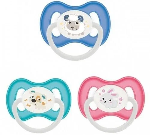 Sm. uspokajający silikonowy symetryczny 6-18 m-cy Bunny&Compan 23/272