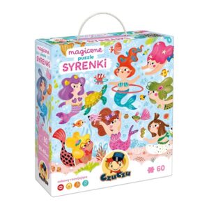 Magiczne puzzle Syrenki dla dzieci: 4+