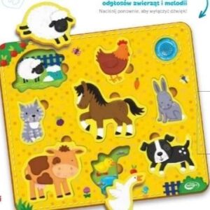 Puzzle dźwięki Wokół Nas Zwierzęta DG82702