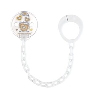 Canpol babies łańcuszek do smoczka uspokajającego NEWBORN BABY 10/877_bei