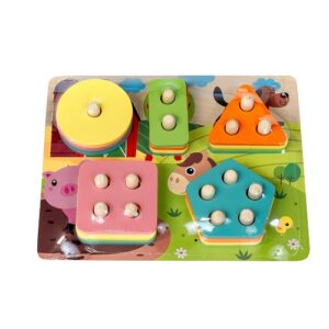 UKŁADANKA DREWNIANA KSZTAŁTY SPW84984