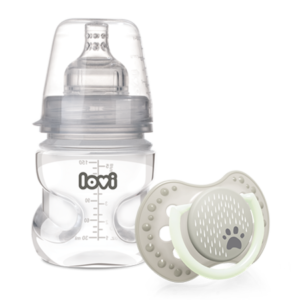 Zestaw Niezaburzający Odruchu Ssania LOVI 150 ml +sm.usp.love d