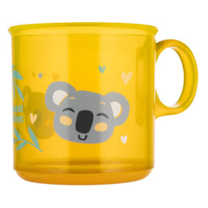 Canpol babies Kubek antypoślizgowy z uchem 170 ml EXOTIC ANIMALS 2/100_yel