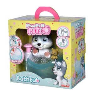 Pamper Petz Husky w wannie