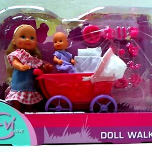 Evi z wózkiem i laleczką, 2 rodz.