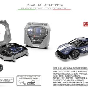 Metalowy korpus + wysoka prędkość +aku 3,7V (101453) niebieski