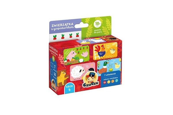 CzuCzu Zwierzątka z gospodarstwa Puzzle do pary