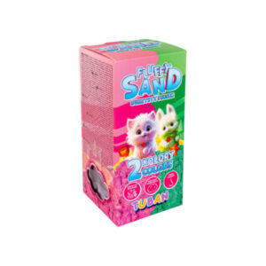 ZESTAW FLUFFY SAND – PUSZYSTY PIASEK RÓŻOWY & ZIELONY 2 x 70 g