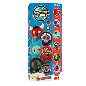 Odlotowe Coolkulki – 6 kulek+6 skórek – Totem czerwony