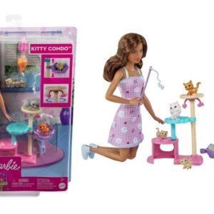 Barbie lalka zabawa z kotkami HHB70 /4