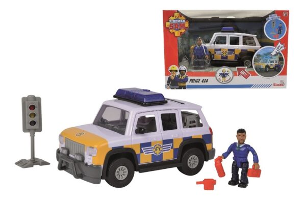 Strażak Sam jeep policyjny z figurką 925-1096