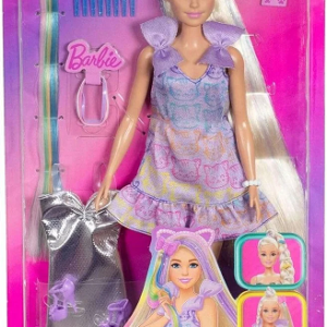 Barbie zabawa włosami blondynka lalka+akcesoria JCT72