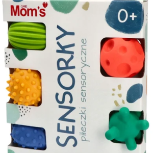 Piłeczki sensoryczne 5szt pastelowe 886 68864
