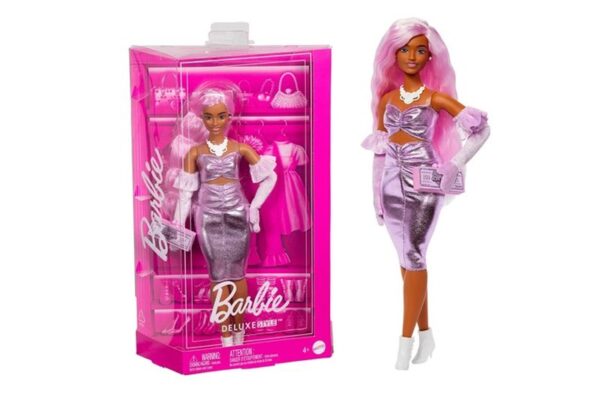 Barbie Deluxe Style lalka różowe włosy HYV25 /2
