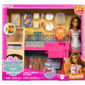 Barbie Teresa zestaw kuchnia z lalką JCT06 /4