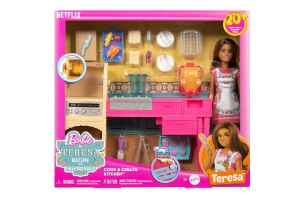 Barbie Teresa zestaw kuchnia z lalką JCT06 /4