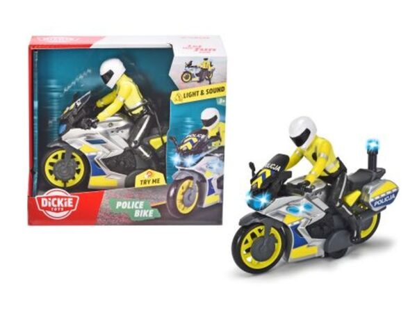 Dickie SOS motocykl policyjny 17cm 371-2018