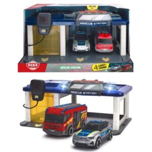 Dickie stacja ratownicza+2 pojazdy św/dźw 371-6026