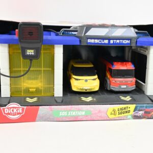 Dickie stacja ratownicza+3 pojazdy św/dźw 371-6027