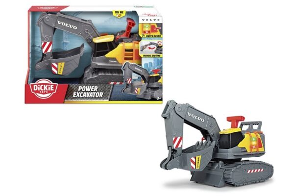 Dickie Volvo koparka 30cm św/dźw 372-5012