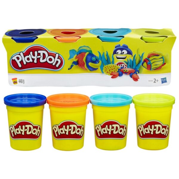 PLD ciastolina tuby 4-pack mix B5517 /8