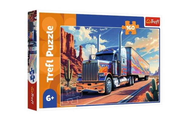 PUZZLE 160 Ciężarówka w trasie /Trefl 15413