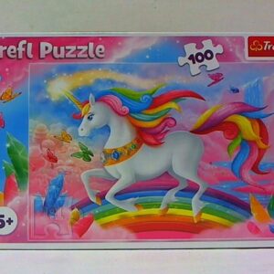 PUZZLE 100 W kryształowym świecie jednorożc.16364