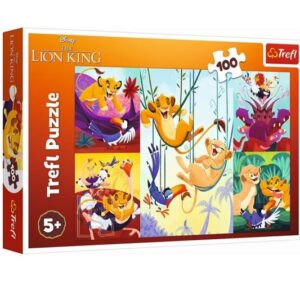 PUZZLE 100 Dzielny Król Lew/Disney Lion King 16478