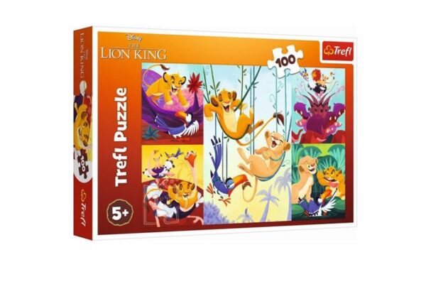 PUZZLE 100 Dzielny Król Lew/Disney Lion King 16478