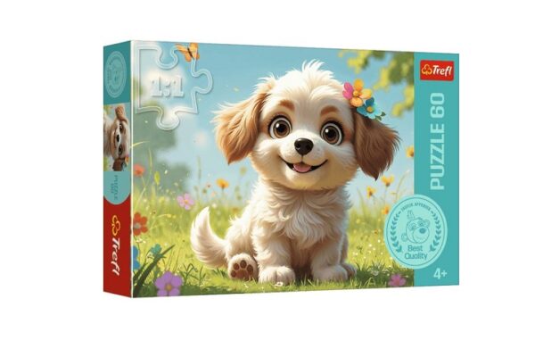 PUZZLE 60 Szczeniaczkiem być!/Rodz.Treflików 17408