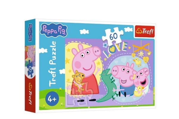 PUZZLE 60 Szczęśliwa świnka /Peppa Pig 17414