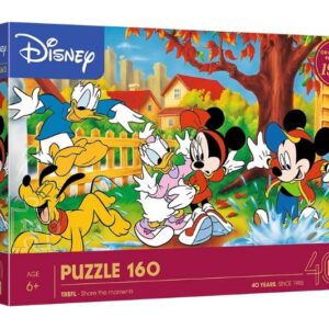 PUZZLE 160 40lecie Trefl-Zabawa w kałużach 40055